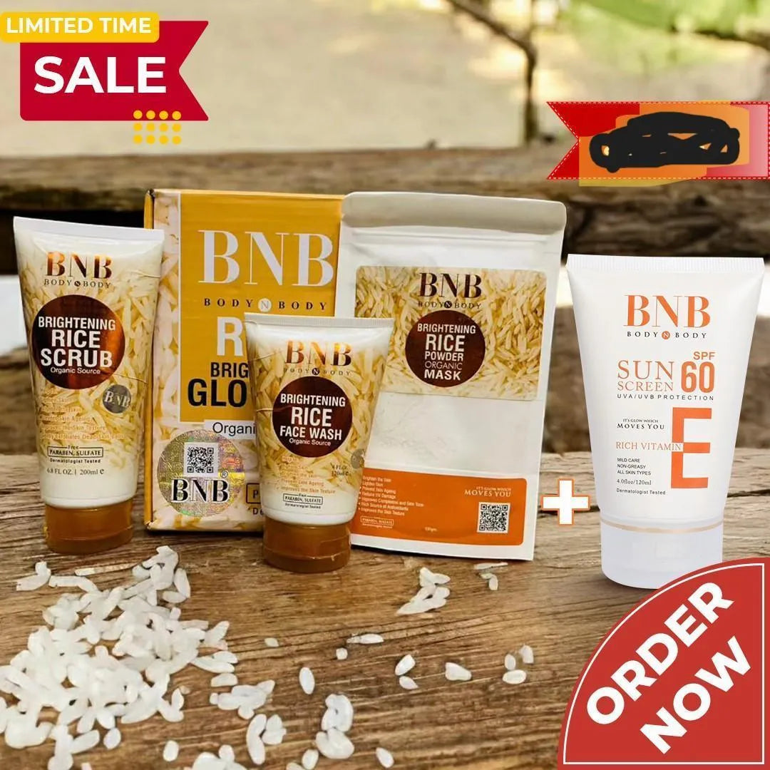 Brightening Rice Facial Kit with SPF 60