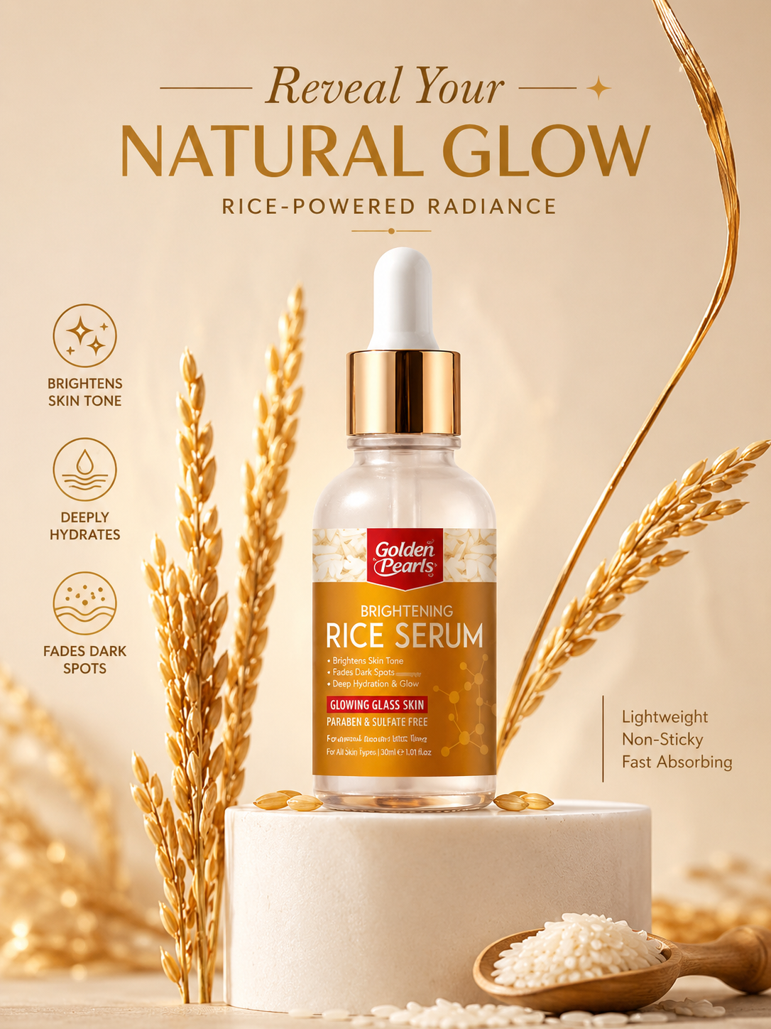 Brightening Rice Face Serum - 10ml