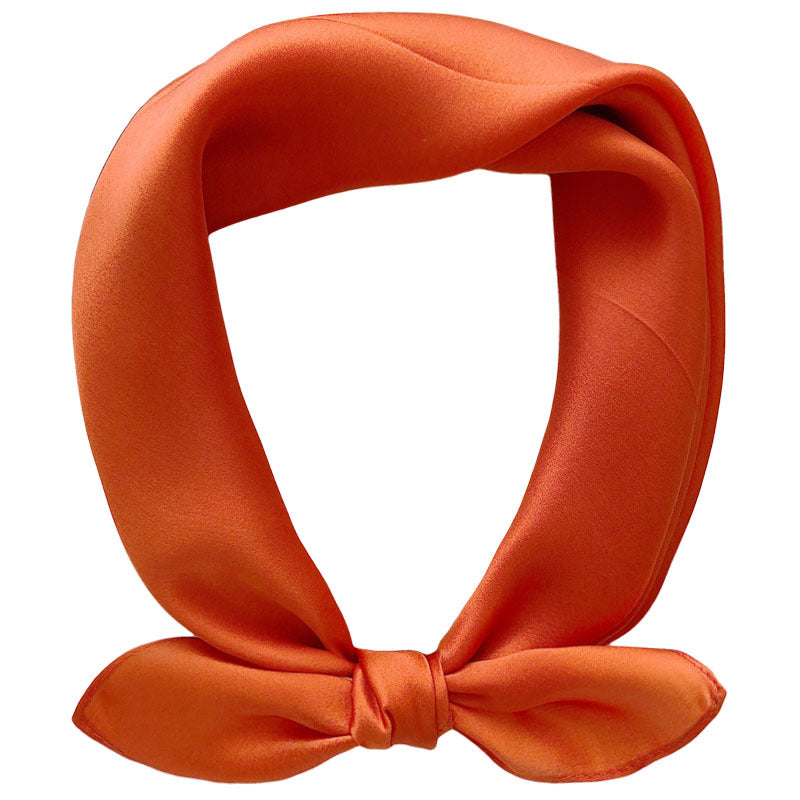 Mulberry Silk Scarf - Milk White 53cm