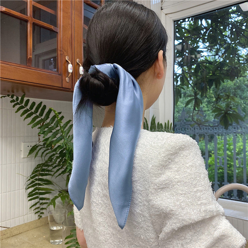Mulberry Silk Scarf - Milk White 53cm