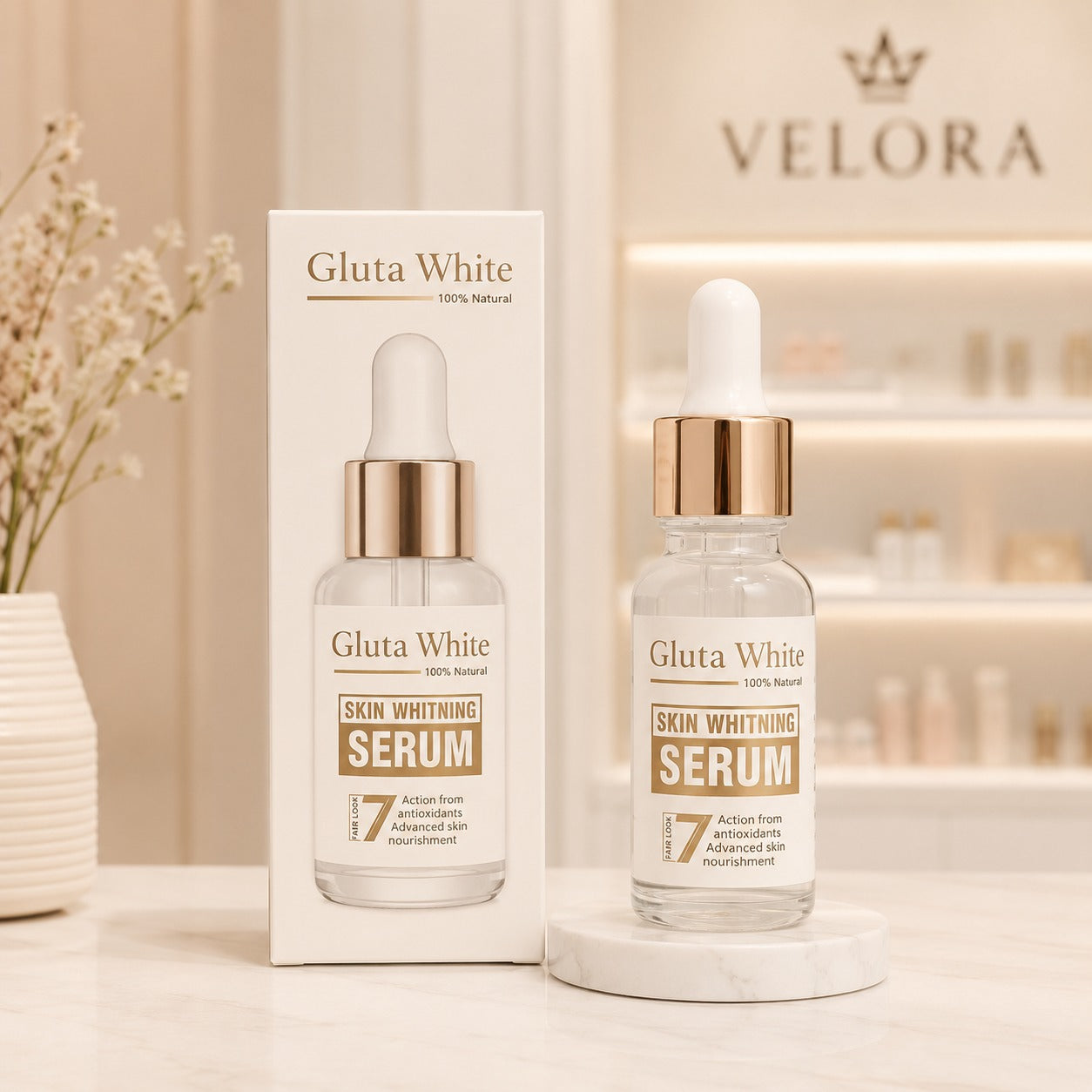 Gluta White Serum 30ml Skin Brightening Whitening Hydrating